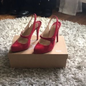 Christian Louboutin platform slingback